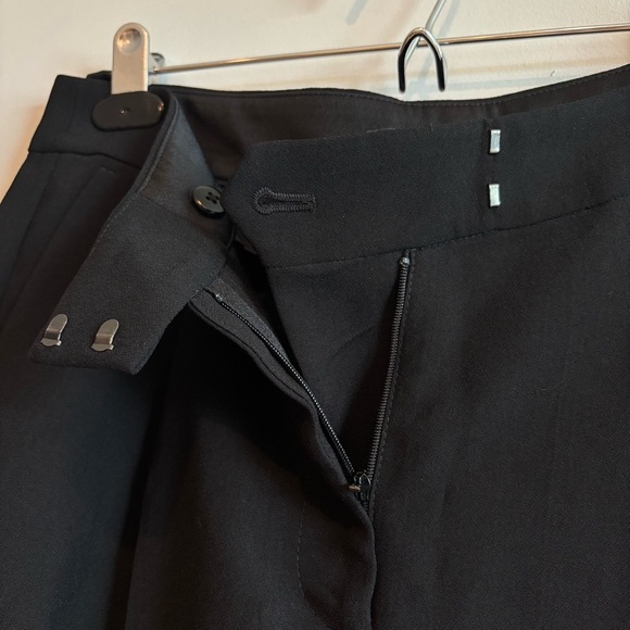 J. Crew Black High Rise Pleated Crepe Shorts 6 Office Classic Preppy Academia - Picture 6 of 7